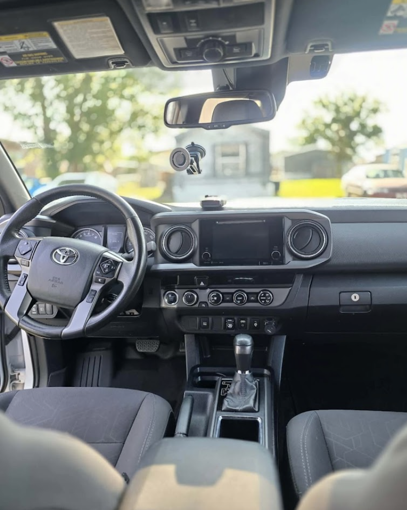 Toyota cabin after interior detailing