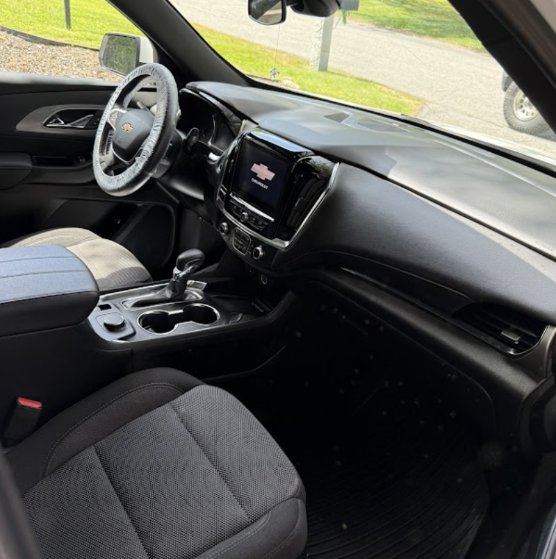 Chevrolet interior after professional detailing